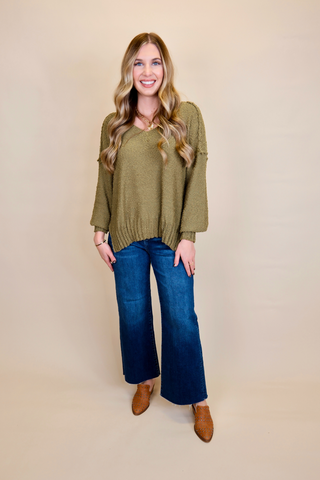 Evergreen V-Neck Sweater