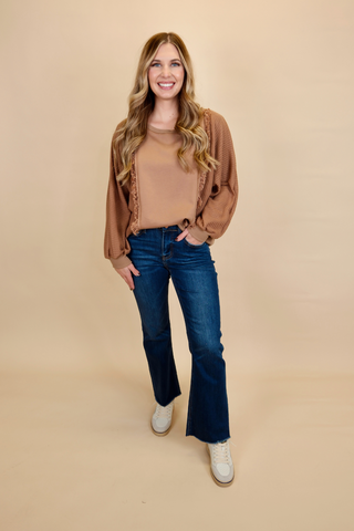 Tucson Sun Waffle Knit Top