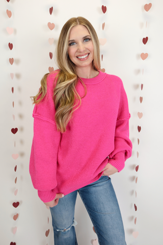 Pretty In Pink Sweater