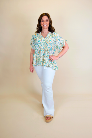 Southern Charm Floral Blouse