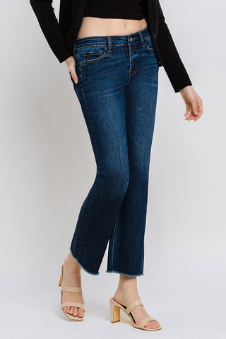 Libby Mid Rise Kick Flare Jeans