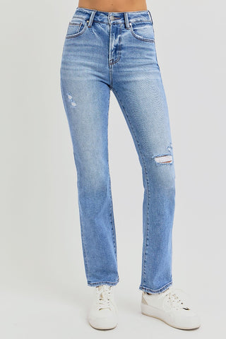 Skylar High Rise Straight Jeans