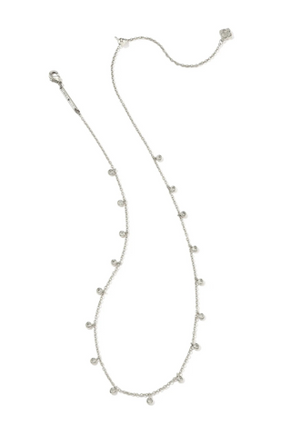 Amelia Chain Necklace in Silver