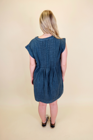 Nights In Nashville Denim Dress