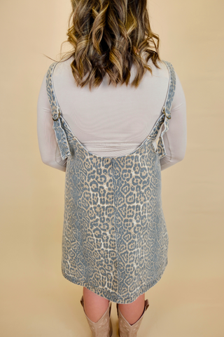 Leopard Love Overall Dress