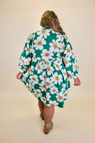 Fall For Floral Dress in Plus