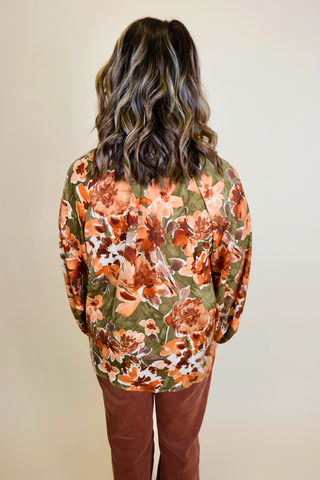 Twilight Dreams Floral Blouse