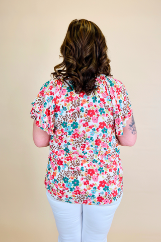 Captivating Cutie Floral Blouse