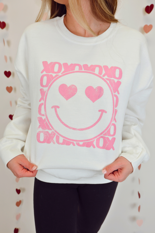 Valentine's Heart Eyes Sweatshirt