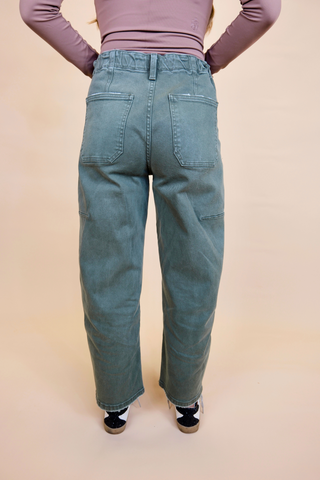 Arden High Rise Barrel Jeans