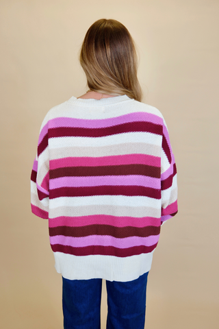 Festive Fun Striped Sweater