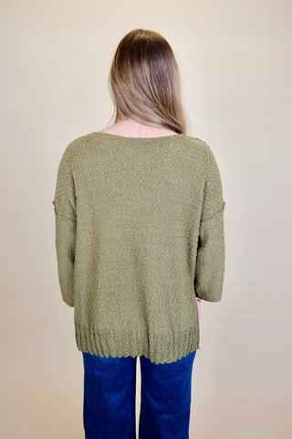 Evergreen V-Neck Sweater