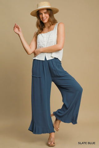 Add Some Flare Linen Pants