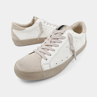 Mia Solid White Sneakers