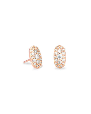 Grayson Rose Gold Stud Earrings